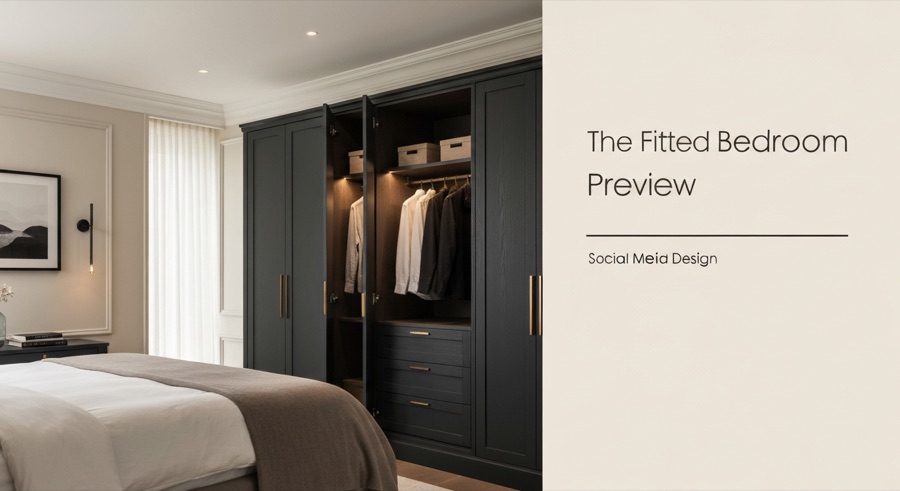 Fitted bedroom landing page example